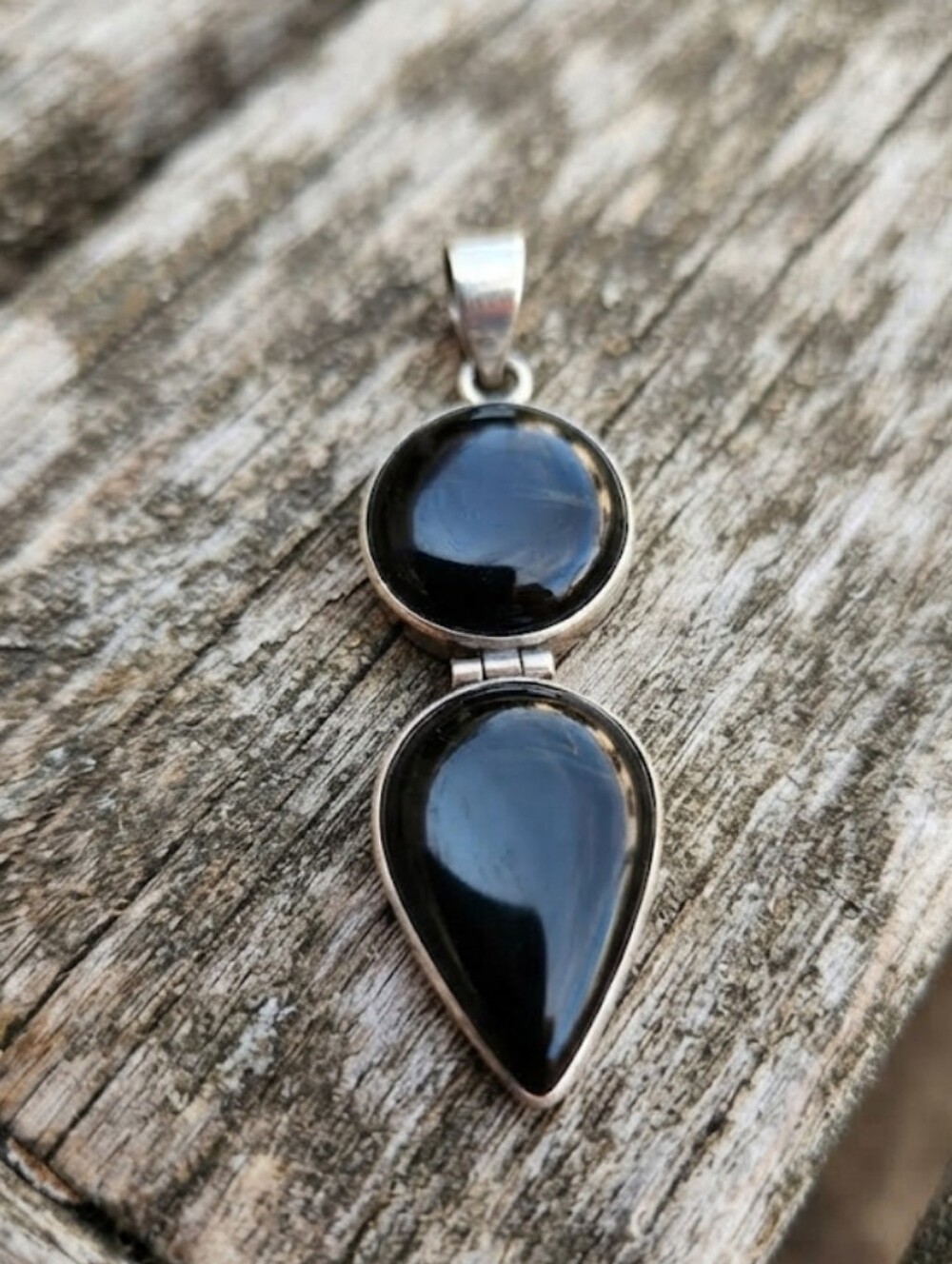 Sterling Silver Black Onyx Pendant